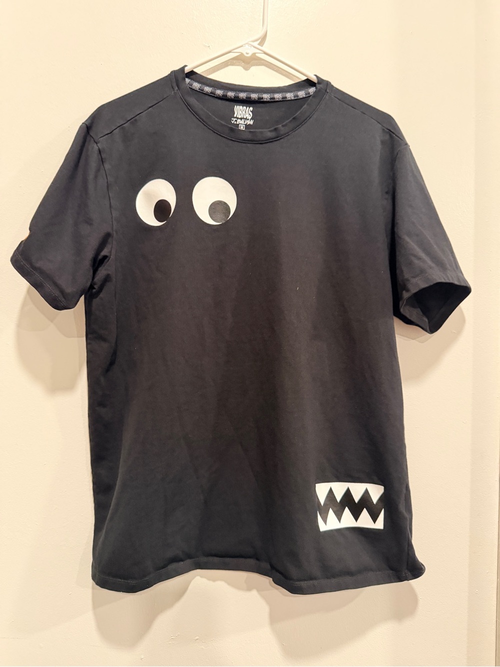 Kids Black Graphic Monster Eye Tee